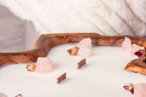 Wavy dough bowl Rozenkwarts en rozen - Afbeelding 4