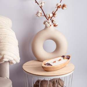Kano dough bowl Amethist en roze rozen