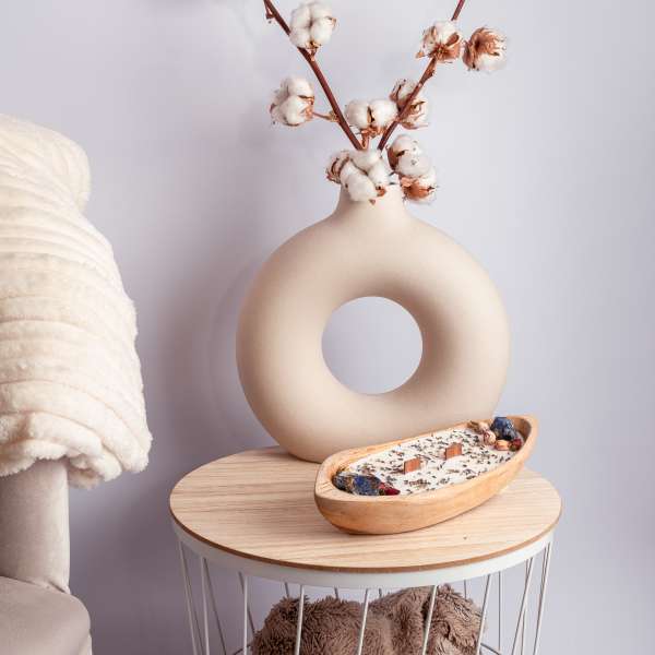 Kano dough bowl Lapis Lazuli, lavendel en rozen