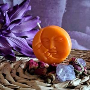 Moonshine candle - Chakra kleur oranje navelchakra