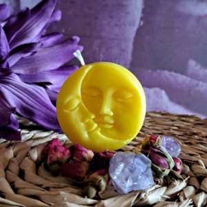 Moonshine candle - Chakra kleur geel zonnevlecht