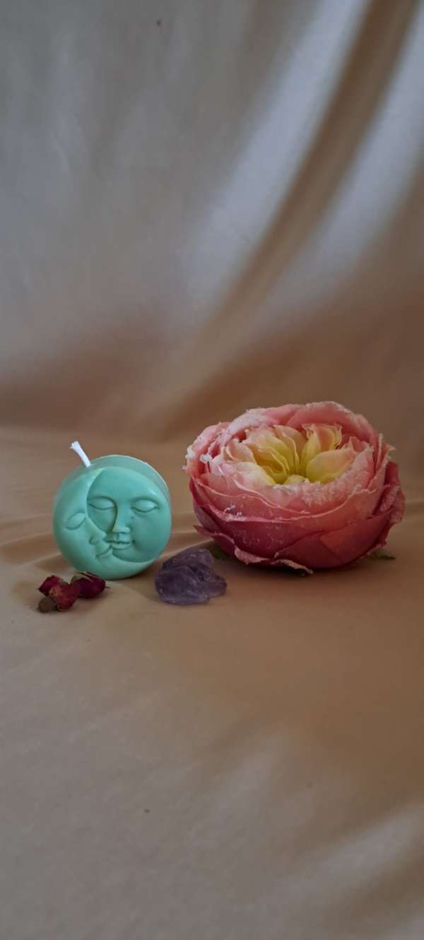 Moonshine candle - Chakra kleur groen hartchakra - Afbeelding 2
