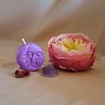 Moonshine candle - Chakra kleur violet kruinchakra - Afbeelding 2