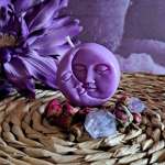 Moonshine candle - Chakra kleur violet kruinchakra
