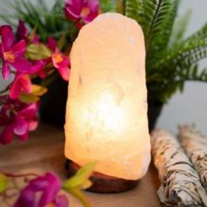 Zoutlamp wit