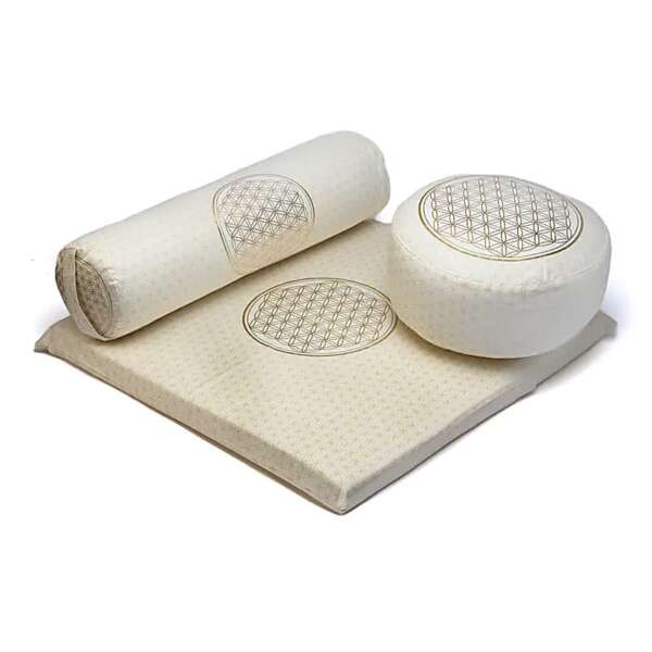 Meditatie set bloem des levens wit