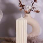 Tower pillar kaars - Afbeelding 3