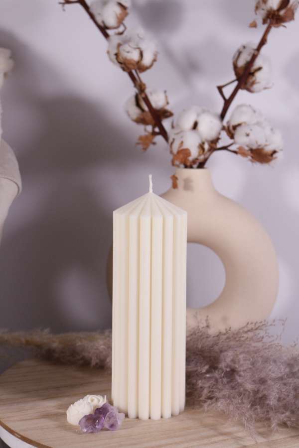 Tower pillar kaars - Afbeelding 3
