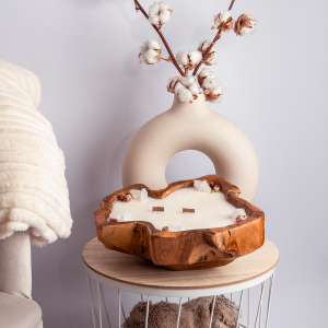 The bigger the better dough bowl met bergkristal en rozen