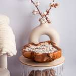 The bigger the better dough bowl met seleniet, lavendel en rozen