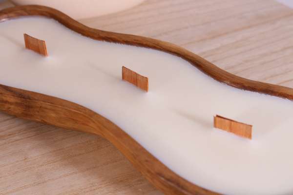 Refill Wavy dough bowl - bijvullen kaars op maat - Afbeelding 3