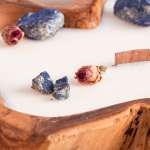 The bigger the better dough bowl met Lapis Lazuli en rozen - Afbeelding 2