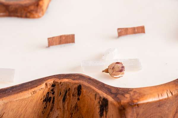 Wavy dough bowl Seleniet, lavendel en rozen - Afbeelding 4