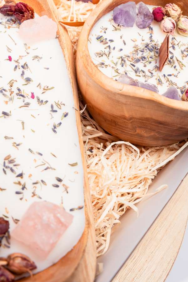 Kano dough bowl Rozenkwarts, lavendel en rozen - Afbeelding 2
