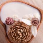 Hartvormige dough bowl met bloemen - Afbeelding 4