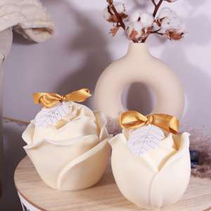 Set grote romantische rozenknoppen