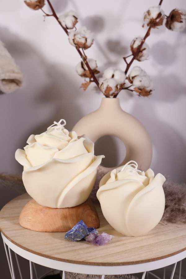 Set grote romantische rozenknoppen - Afbeelding 5