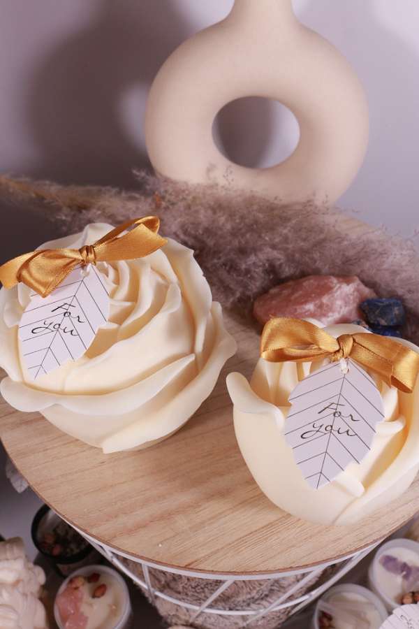 Set grote romantische rozenknoppen - Afbeelding 2
