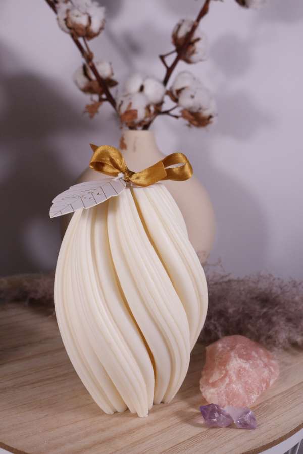 Klassieke grote Swirl kaars - Afbeelding 3
