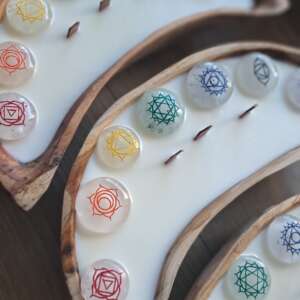 Bergkristal Chakra´s Moon dough bowl